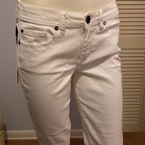Calvin Klein jeans...white...skinny crop size 28/6
